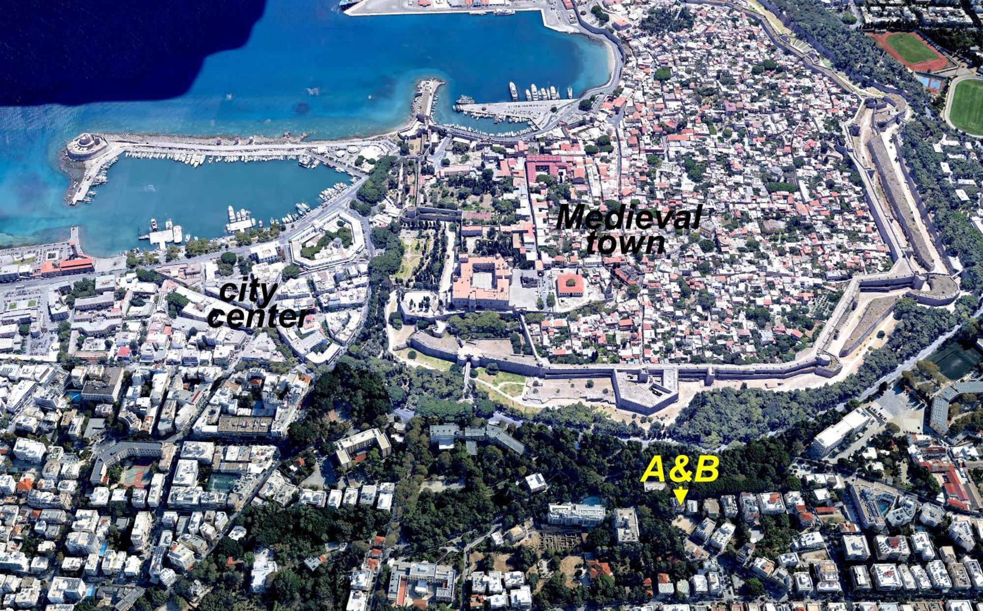 A&B Rhodes City Apartments Esterno foto